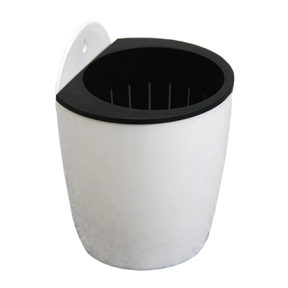 Wall-Mounted Flower Pot Automatic Water-Absorbing Plastic Soil Or Hydroponics System Pot For Wall Balcony Flower Pot Holder