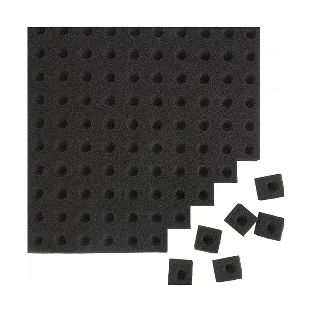 100Pcs/sheet Hydroponic plant Sponge Garden Cultivation Seedling Soilless Culture Planting tools Vegetables Nursery Pots trays