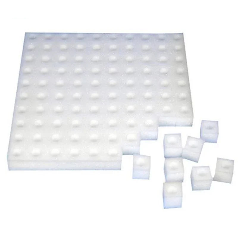100Pcs/sheet Hydroponic plant Sponge Garden Cultivation Seedling Soilless Culture Planting tools Vegetables Nursery Pots trays
